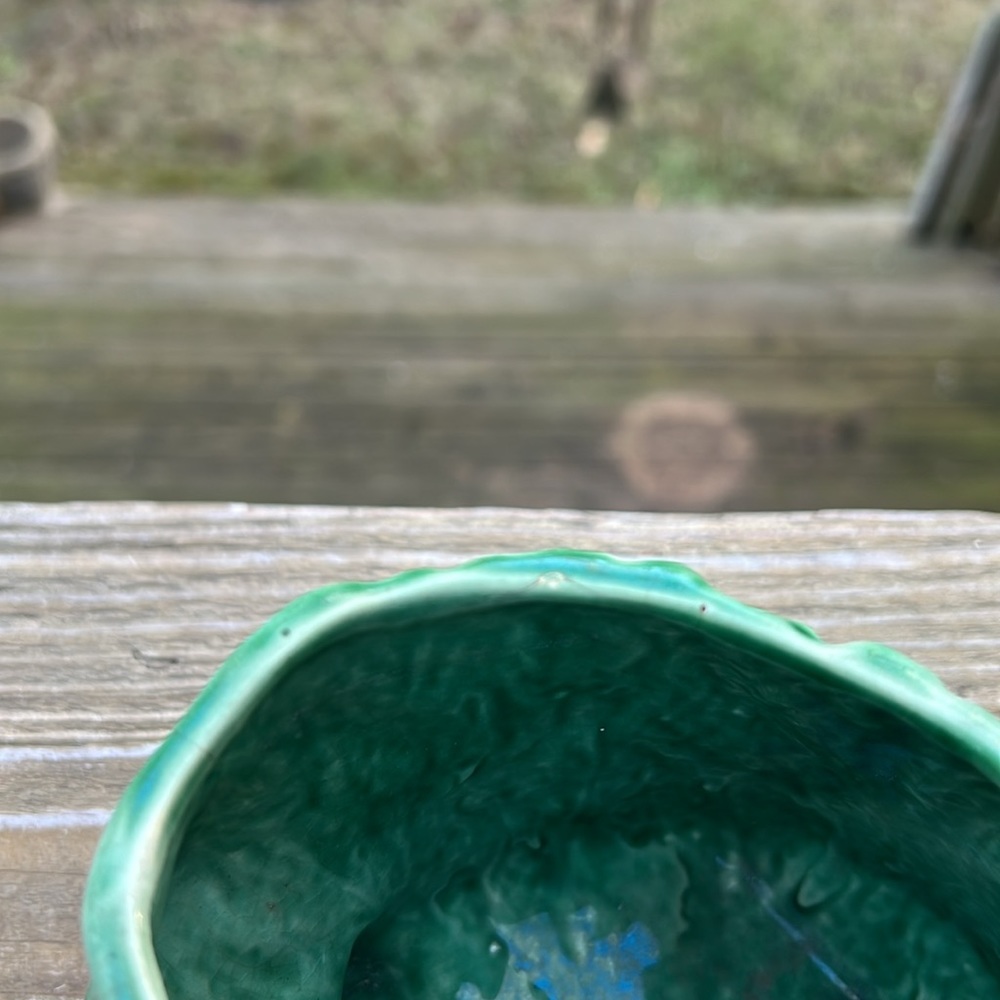 VTG McCoy Design Green Pottery Planter - Picture 6 of 10